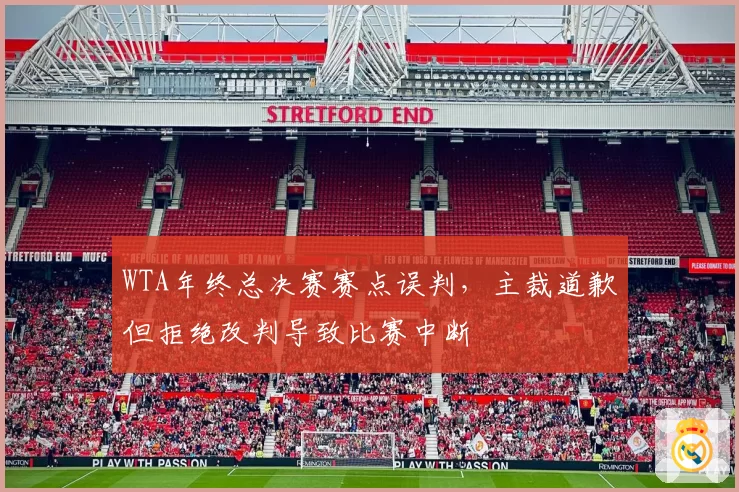 WTA年终总决赛赛点误判，主裁道歉但拒绝改判导致比赛中断